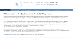 Desktop Screenshot of akupunktur.de