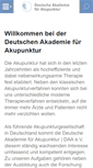 Mobile Screenshot of akupunktur.de